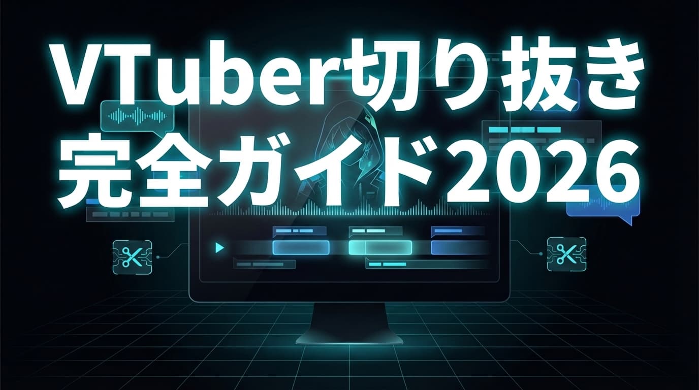 【2026年最新】VTuber切り抜き動画の始め方 完全ガイド|著作権・収益・AIツールまで徹底解説